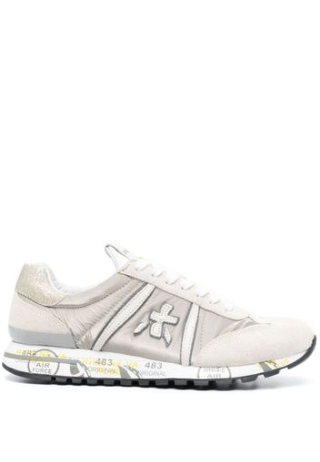 Premiata Lucy logo-patch sneakers - Toni neutri