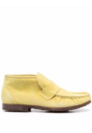 Premiata suede ankle-length loafers - Giallo