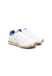 Premiata Kids logo-patch low-top sneakers - Bianco