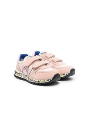 Premiata Kids SkyB graphic-print low-top suede sneakers - Rosa