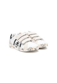 Premiata Kids Andy touch-strap leather sneakers - Bianco