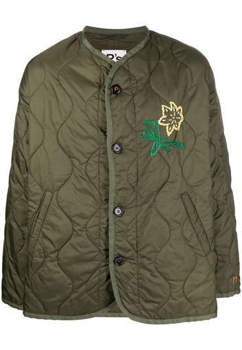 PRESIDENT'S embroidered quilted jacket - Verde