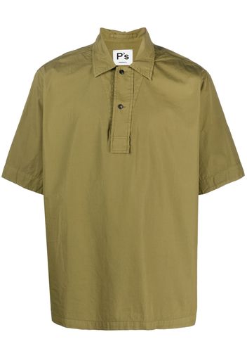 President’S short-sleeve cotton shirt - Verde