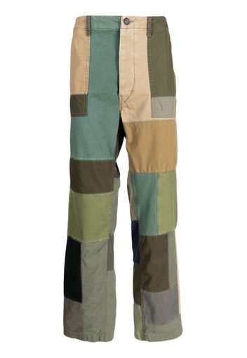 PRESIDENT'S patchwork wide-leg trousers - Multicolore