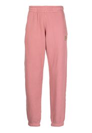 PRESIDENT'S embroidered logo track pants - Rosa