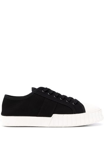 low-top fabric sneakers