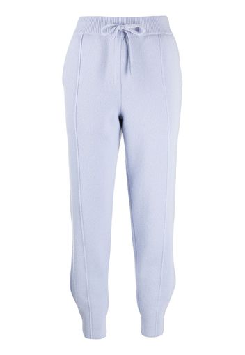 Pringle of Scotland drawstring knitted track pants - Blu