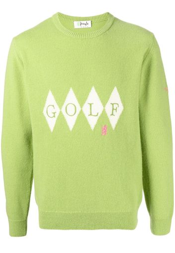 Pringle of Scotland Diamond Heritage Golf jumper - Verde