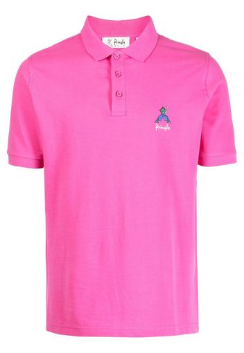 Pringle of Scotland Geometric George Golf polo shirt - Rosa