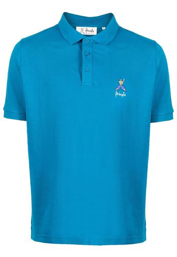 Pringle of Scotland Geometric George Golf polo shirt - Blu