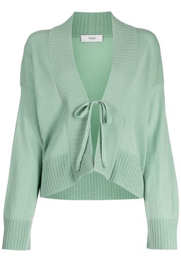 Pringle of Scotland open tie-fastening cashmere cardigan - Verde