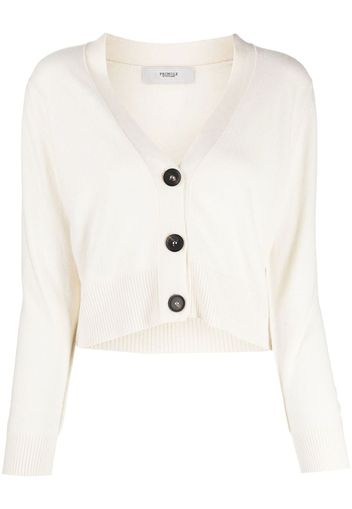 Pringle of Scotland Cardigan crop - Bianco