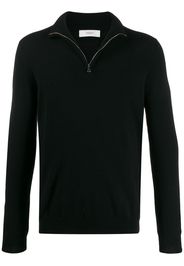 half-zip cashmere jumper