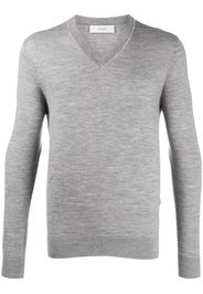 v-neck fine knit jumper