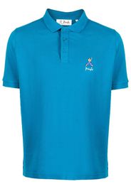 Pringle of Scotland Geometric George Golf polo shirt - Blu