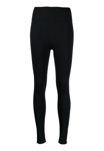 PRISM² Lucid stripe-detail leggings - Nero