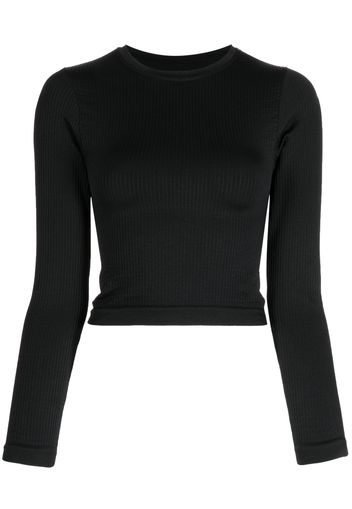 PRISM² Equilibrium cropped top - Nero