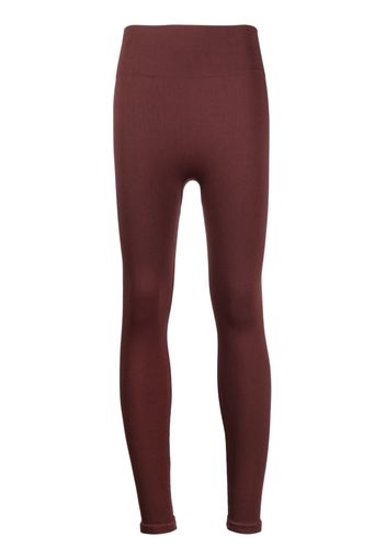 PRISM² Awaken ribbed-knit leggings - Marrone