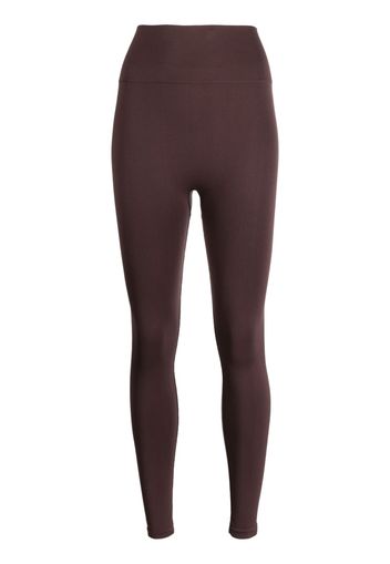 PRISM² Abundant high-waist leggings - Marrone