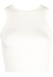 PRISM² Luminous cropped top - Bianco