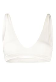 PRISM² Graceful ribbed bra - Bianco