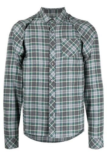 Private Stock Camicia The Emile a quadri - Verde