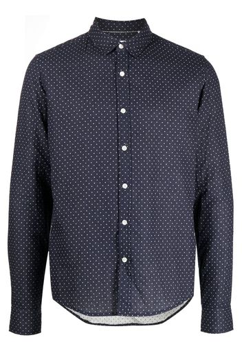 Private Stock Camicia The Vital a pois - Blu