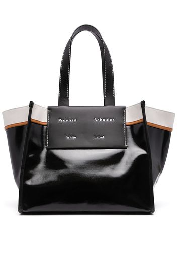 Proenza Schouler White Label Borsa tote Morris grande - Nero