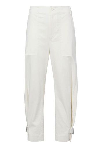 Proenza Schouler White Label cotton twill trousers - Bianco