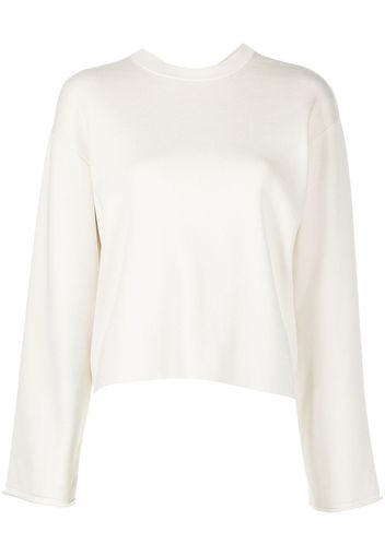 Proenza Schouler White Label twist-detail knitted jumper - Bianco