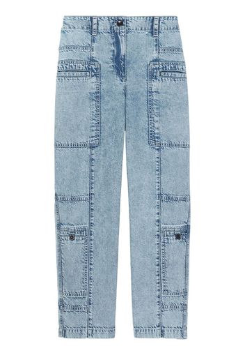 Proenza Schouler White Label high-rise straight-leg jeans - Blu