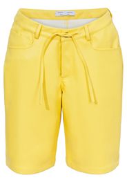 Proenza Schouler White Label faux-leather knee-length shorts - Giallo