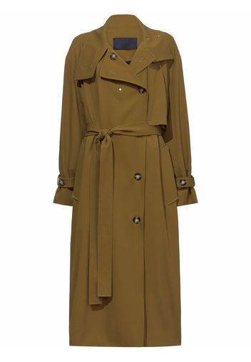 Proenza Schouler Technical Twill Trench Coat - Marrone