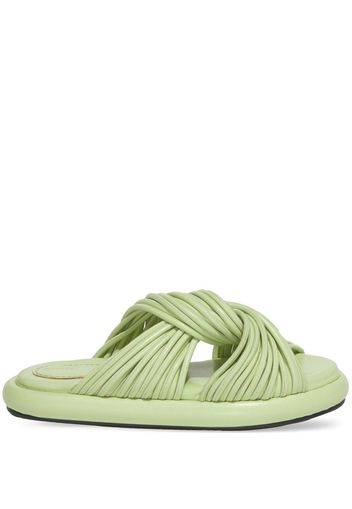 Proenza Schouler Sandali slides Pipe Rolo - Verde