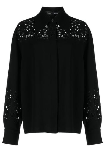 Proenza Schouler Camicia in pizzo sangallo - Nero