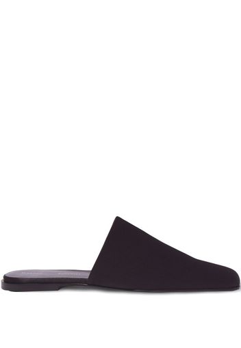 Proenza Schouler Trap satin slippers - Nero