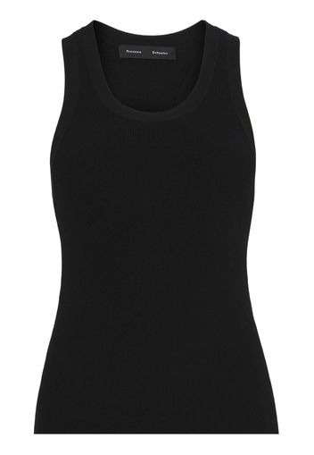 Proenza Schouler Matte knitted tank top - Nero