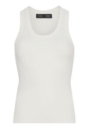 Proenza Schouler Matte knitted tank top - Bianco