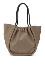 XL RUCHED TOTE - SMOOTH CALF