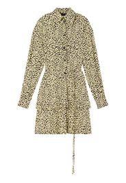 Proenza Schouler leopard-print shirt dress - Toni neutri