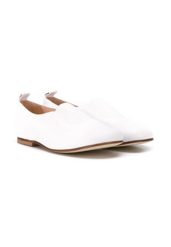 elasticated panel ballerinas