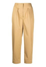 Prune Goldschmidt Eva cropped trousers - Giallo