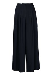 Prune Goldschmidt Sonia pleated wide-leg trousers - Blu