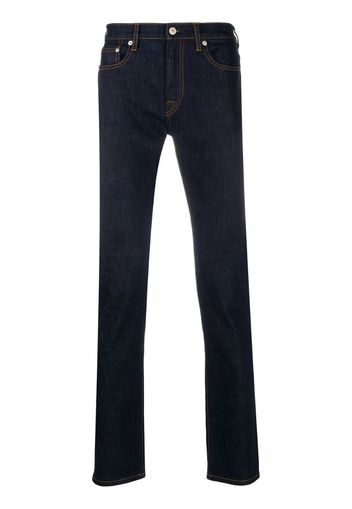 mid-rise slim-fit jeans