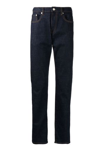 PS Paul Smith Jeans dritti con logo - Blu