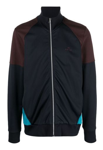 PS Paul Smith panelled zip-fastening sports jacket - Blu