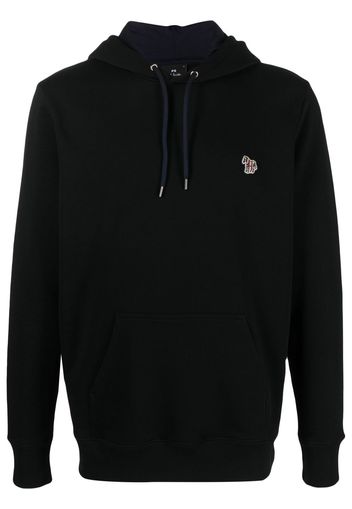 PS Paul Smith Zebra-patch pullover hoodie - Nero