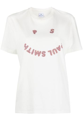 PS Paul Smith organic cotton logo print T-shirt - Bianco