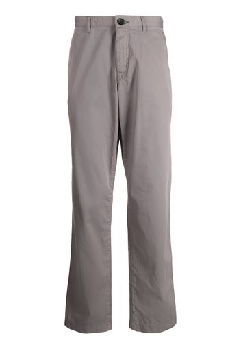 PS Paul Smith logo-patch tapered chinos - Grigio