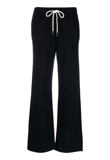 PS Paul Smith logo-embroidered straight track pants - Nero